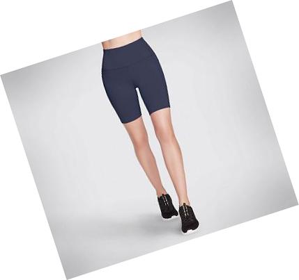 Női Skechers GO WALK HW 8 inch Walk Rövidnadrág Sötétkék | HU6184B