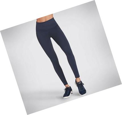 Női Skechers GO WALK HW Leggings Sötétkék | HU6309D