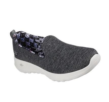 Női Skechers GO WALK Joy - Bella Yorkie Gyalogló Cipő Fekete Fehér | HU5063E