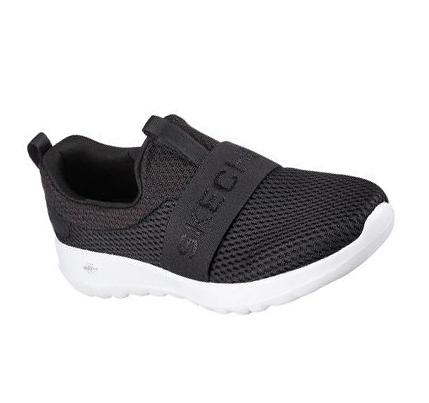 Női Skechers GO WALK Joy - Light Smile Gyalogló Cipő Fekete Fehér | HU5113D
