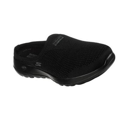 Női Skechers GO WALK Joy - Quiet Sunset Slip Ons Fekete | HUI763G