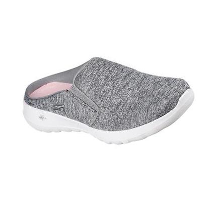 Női Skechers GO WALK Joy - Simple Voyage Gyalogló Cipő Szürke | HU5074W