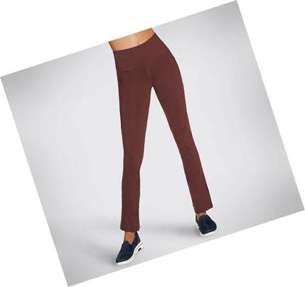 Női Skechers GO WALK OG Regular Length Nadrág Bordó | HU6484S
