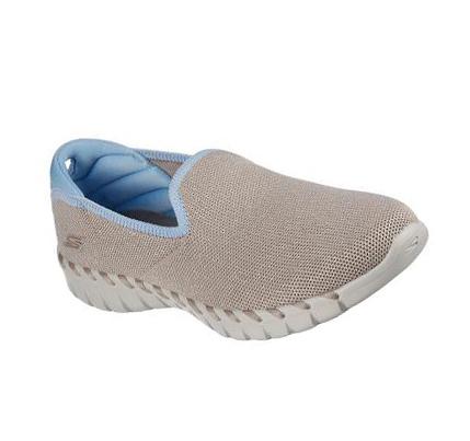Női Skechers GO WALK Smart 2 - Light Glimmer Slip Ons Barna Kék | HUI863D