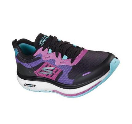 Női Skechers GO WALK Workout Walker - Galaxy Motion Gyalogló Cipő Fekete Színes | HUA573Q