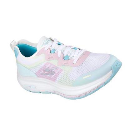 Női Skechers GO WALK Workout Walker - Galaxy Motion Gyalogló Cipő Fehér Színes | HUA598A