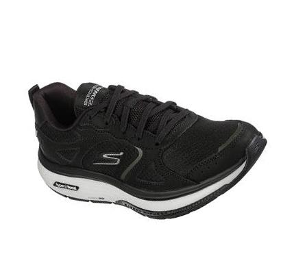 Női Skechers GO WALK Workout Walker Gyalogló Cipő Fekete Fehér | HU6098L