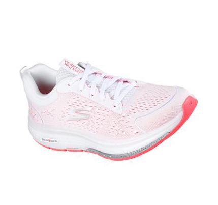 Női Skechers GO WALK Workout Walker - Outpace Gyalogló Cipő Fehér Korall | HUA698R