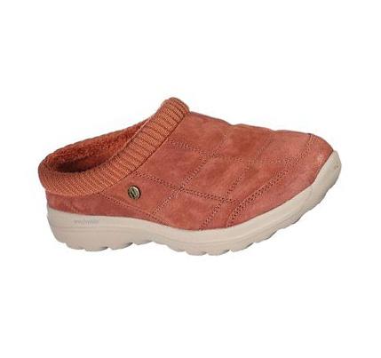 Női Skechers GOlounge: GOwalk Lounge - Easygoing Papucs Piros | HU59920