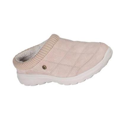 Női Skechers GOlounge: GOwalk Lounge - Easygoing Papucs Bézs | HU6001G