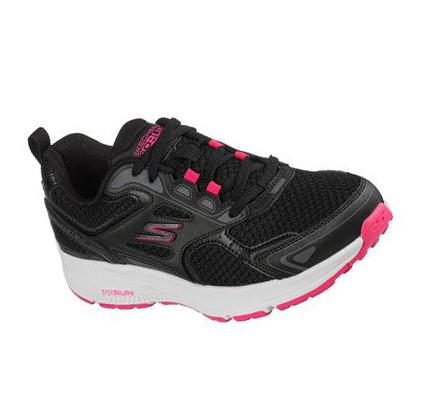 Női Skechers GOrun Consistent Edzőcipő Fekete Rózsaszín | HU8022L