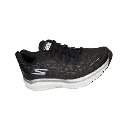 Női Skechers GOrun Ride 9 Edzőcipő Fekete Fehér | HU72590