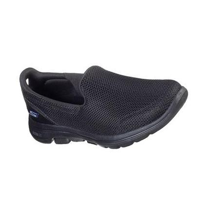 Női Skechers GOwalk 5 Gyalogló Cipő Fekete | HU51490
