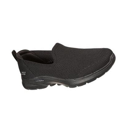 Női Skechers GOwalk 6 - Clear Virtue Gyalogló Cipő Fekete | HU6373P