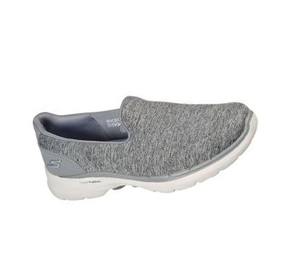 Női Skechers GOwalk 6 - Grand Horizon Gyalogló Cipő Szürke | HU64230