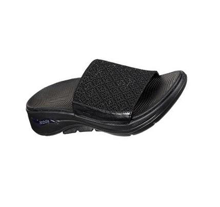 Női Skechers GOwalk Arch Fit - Bonita Szandál Fekete | HU53420