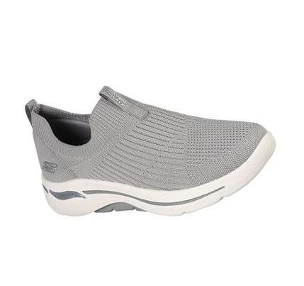 Női Skechers GOwalk Arch Fit - Iconic Gyalogló Cipő Szürke | HU5199Q