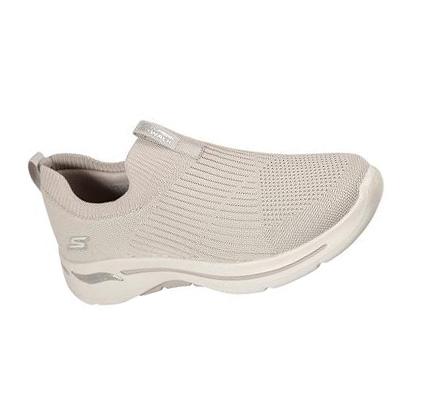 Női Skechers GOwalk Arch Fit - Iconic Gyalogló Cipő Szürke Barna | HU5438W