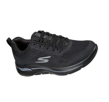 Női Skechers GOwalk Arch Fit - Motion Breeze Gyalogló Cipő Fekete | HU6723B