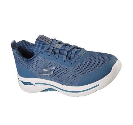Női Skechers GOwalk Arch Fit - Motion Breeze Gyalogló Cipő Kék | HU67738