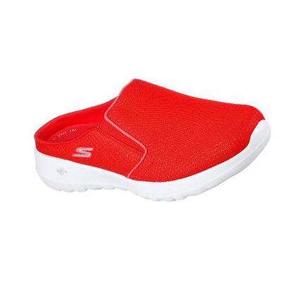 Női Skechers GOwalk Joy - Lazy Sunday Gyalogló Cipő Piros | HUI3010