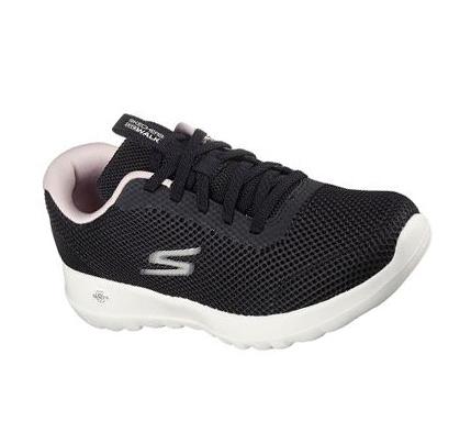 Női Skechers GOwalk Joy - Light Motion Gyalogló Cipő Fekete Rózsaszín | HU5563Q