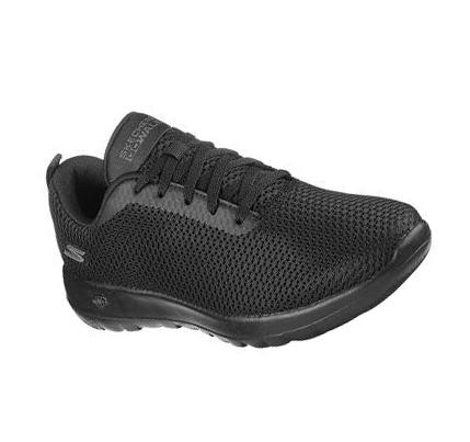 Női Skechers GOwalk Joy - Paradise Edzőcipő Fekete | HU68233