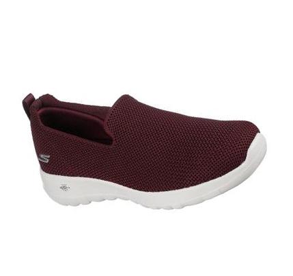 Női Skechers GOwalk Joy - Sensational Day Gyalogló Cipő Bordó | HU62994