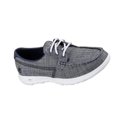 Női Skechers GOwalk Lite - Isla Alkalmi Cipő Sötétkék | HU5399D