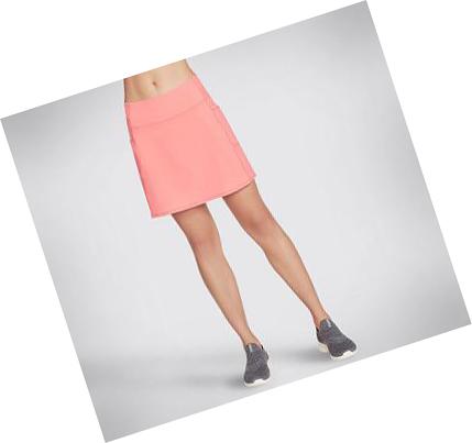 Női Skechers GOwalk Rövid Szoknya Korall | HU60693