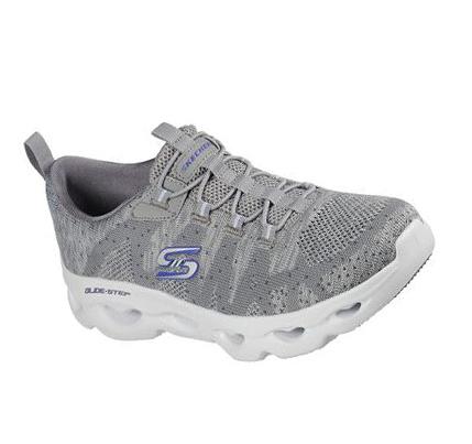 Női Skechers Glide-Step Allure Slip Ons Szürke | HUI413X