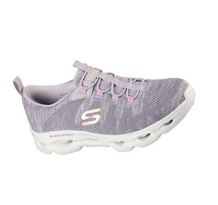 Női Skechers Glide-Step Allure Slip Ons Levendula | HUI438L
