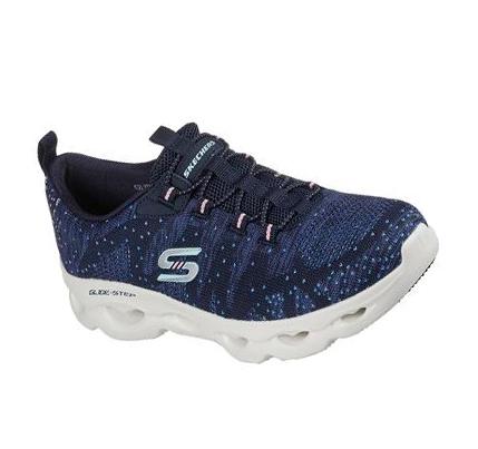 Női Skechers Glide-Step Allure Slip Ons Sötétkék | HUI4634