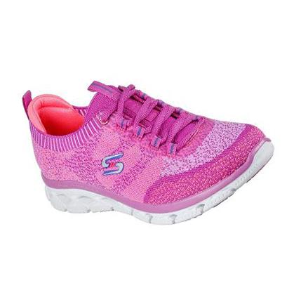 Női Skechers Glide-Step Flex - Cosmic Spirit Alkalmi Cipő Lila | HUI5130