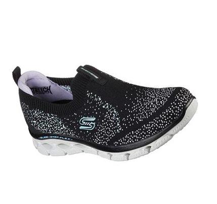 Női Skechers Glide-Step Flex Slip Ons Fekete Levendula | HU4799B