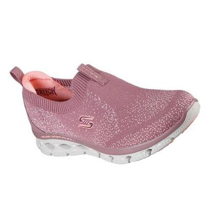 Női Skechers Glide-Step Flex Slip Ons Lila | HU4824L