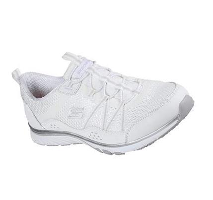 Női Skechers Gratis Sport Slip Ons Fehér | HUI9638