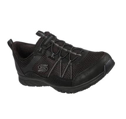 Női Skechers Gratis Sport Slip Ons Fekete | HUI913B