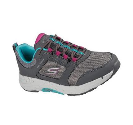 Női Skechers HighlandGOwalk Outdoors - River Path Túracipő Szürke Színes | HU67674