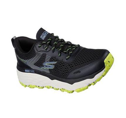 Női Skechers HighlandMax Cushioning Elite Trail Túracipő Fekete Zöld | HU6755G
