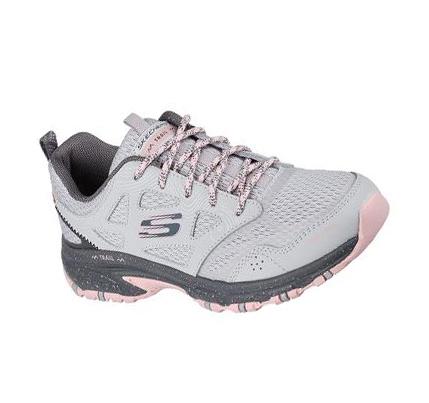 Női Skechers Hillcrest - Pure Escapade Túracipő Szürke Rózsaszín | HU6717X