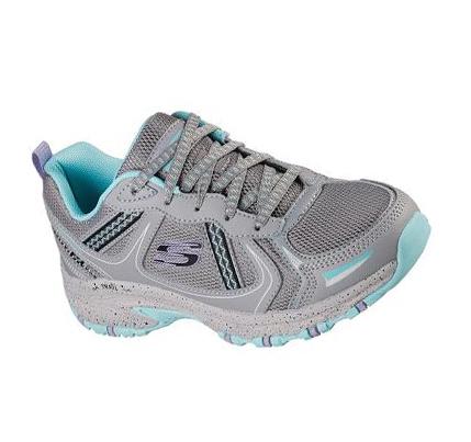 Női Skechers Hillcrest - Vast Adventure Túracipő Szürke Kék | HU6692S