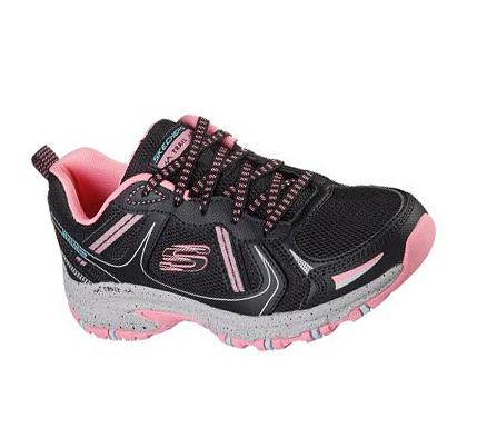 Női Skechers Hillcrest - Vast Adventure Túracipő Fekete Rózsaszín | HU6703G