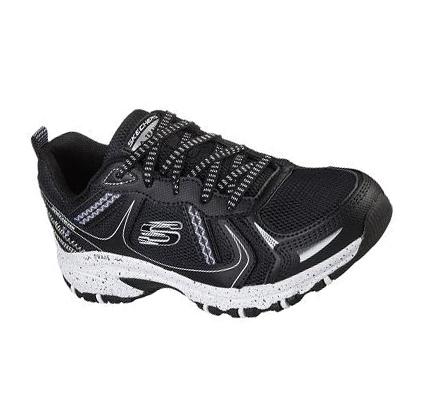 Női Skechers Hillcrest - Vast Adventure Túracipő Fekete Fehér | HU6705D