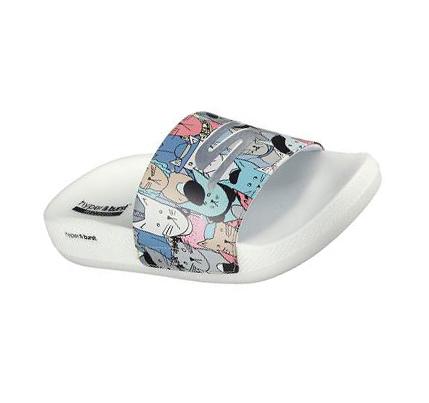 Női Skechers Hyper Papucs - Pawsome Szandál Fehér Színes | HU4605P