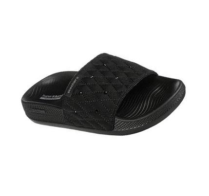 Női Skechers Hyper Papucs - Snazzy Szandál Fekete | HU4567D