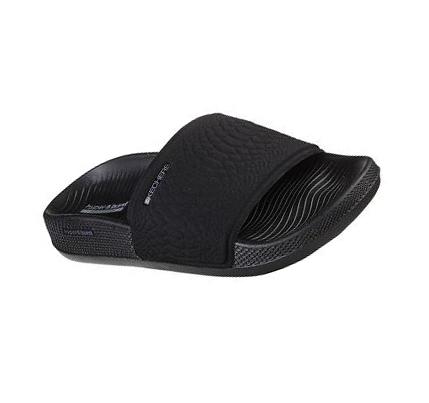 Női Skechers Hyper Papucs - Wild Side Szandál Fekete | HU45510