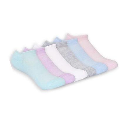 Női Skechers Low Cut Half Terry - 6 Pack Zokni Színes | HU3084C