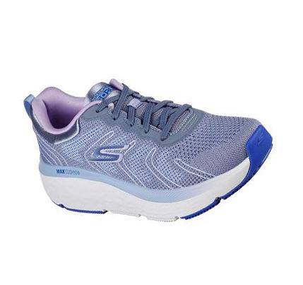 Női Skechers Max Cushioning Delta Edzőcipő Kék Levendula | HU70730