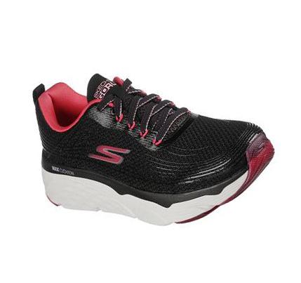 Női Skechers Max Cushioning Elite - Alekos Edzőcipő Fekete Rózsaszín | HU7123Q